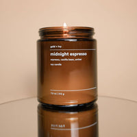 Midnight espresso soy candle -