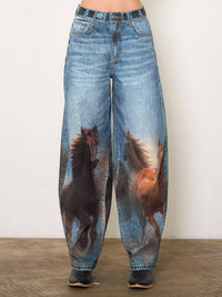 Howdy Horse Baggy Jeans