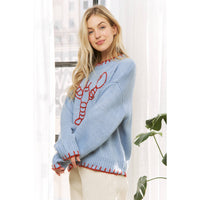 Pre-Order Cape Lobster Sweater- Blue