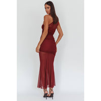 Siren Maxi Dress - Wine