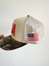 Pre-Order USA Vintage Trucker Hat-Camo