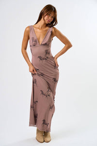 Wild Mustang Maxi Dress