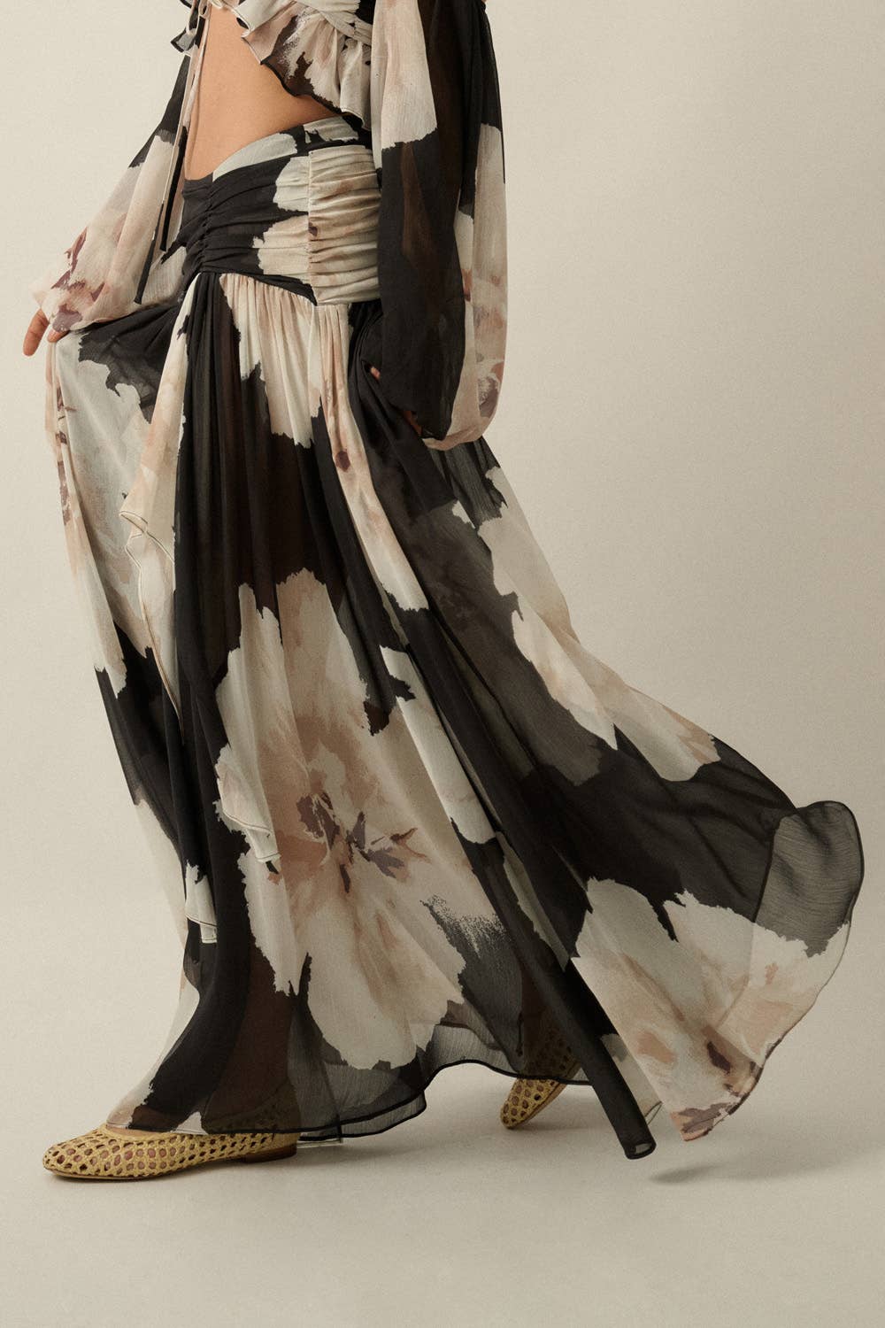 Martha’s Vineyard Floral Maxi Skirt
