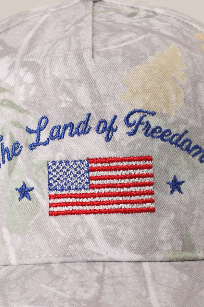 Land Of Freedom Camo Hat