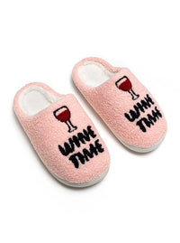 Living Royal- Wine Time Slippers- Pink