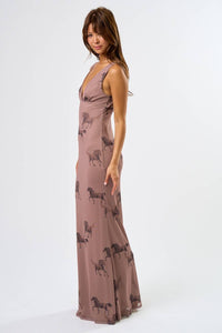 Wild Mustang Maxi Dress