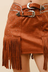 Wanderlust Suede Mini Skirt