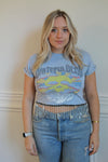 Grateful Dead Rhinestone Fringe Tee