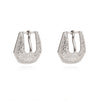 HillBetty - Buckle Betty Mini Earrings - Silver
