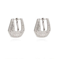 HillBetty - Buckle Betty Mini Earrings - Silver