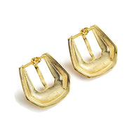 HillBetty - Buckle Betty Mini Earrings - Gold