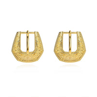 HillBetty - Buckle Betty Mini Earrings - Gold