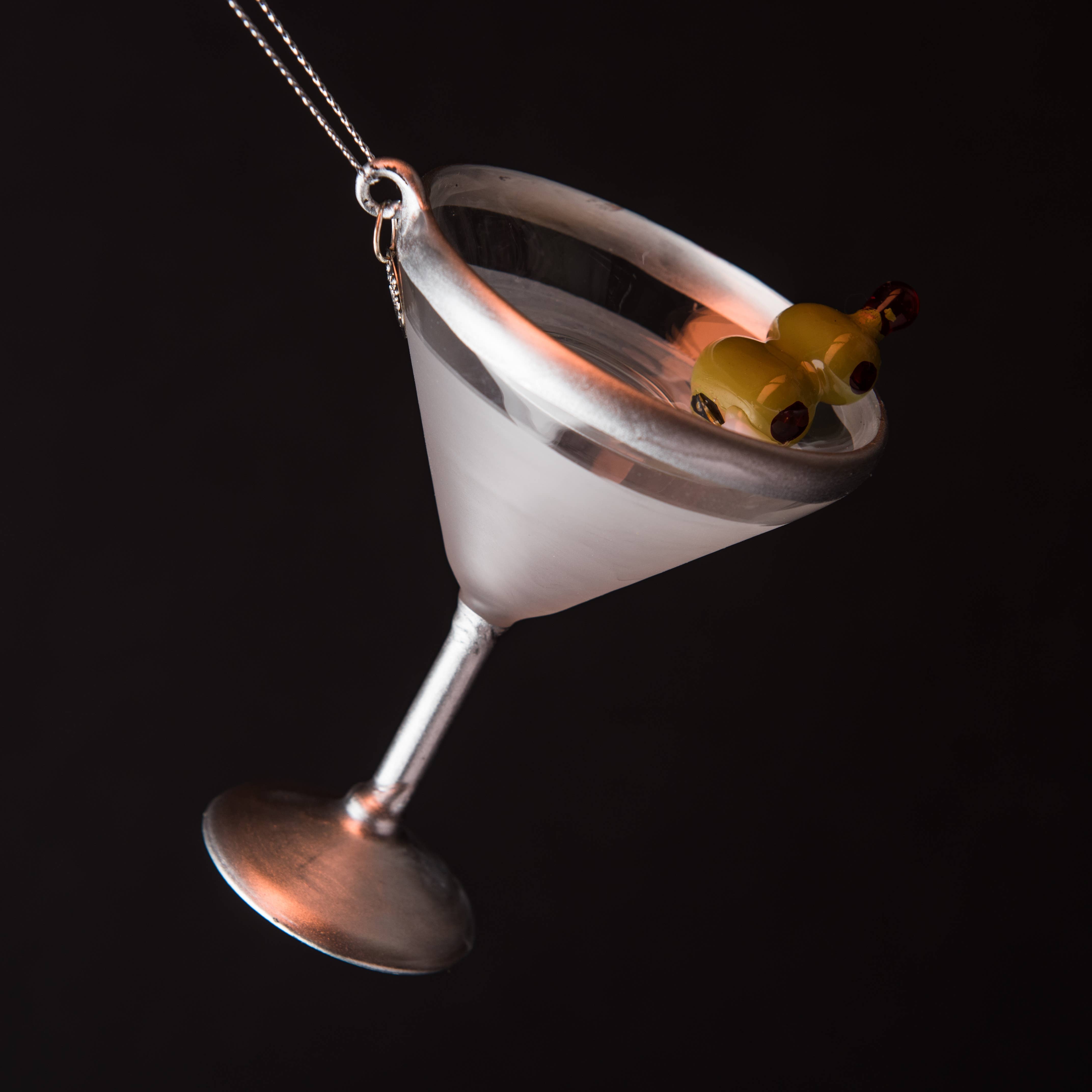Love & Victory Martini Cocktail Ornament - Thumbnail 3