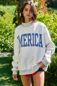 Pre-Order USA/AMERICA Reversible Mockneck