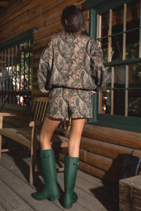 Woodland Camo Crew Neck Sweatshirt