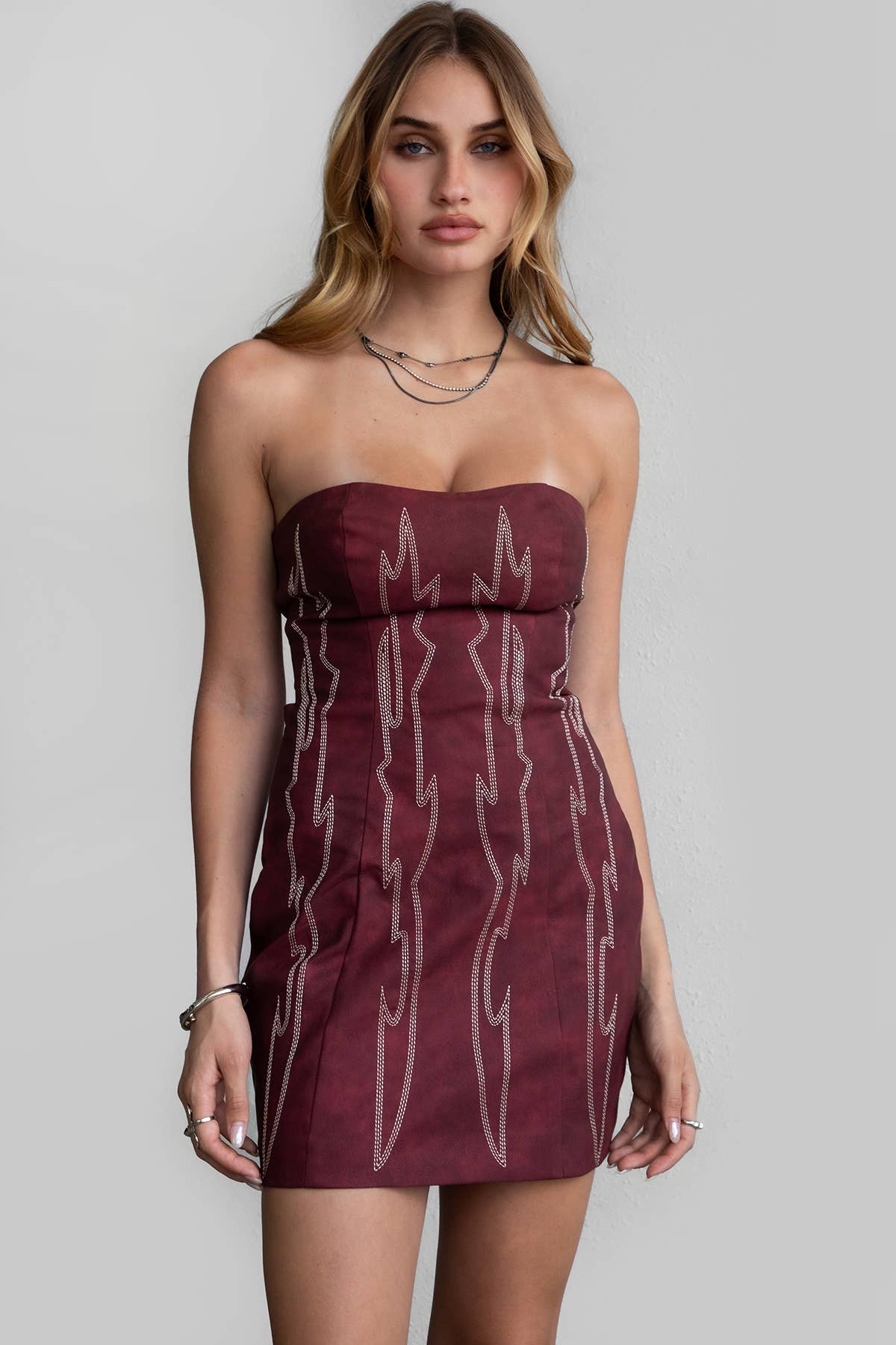 Arizona Western Strapless Mini Dress