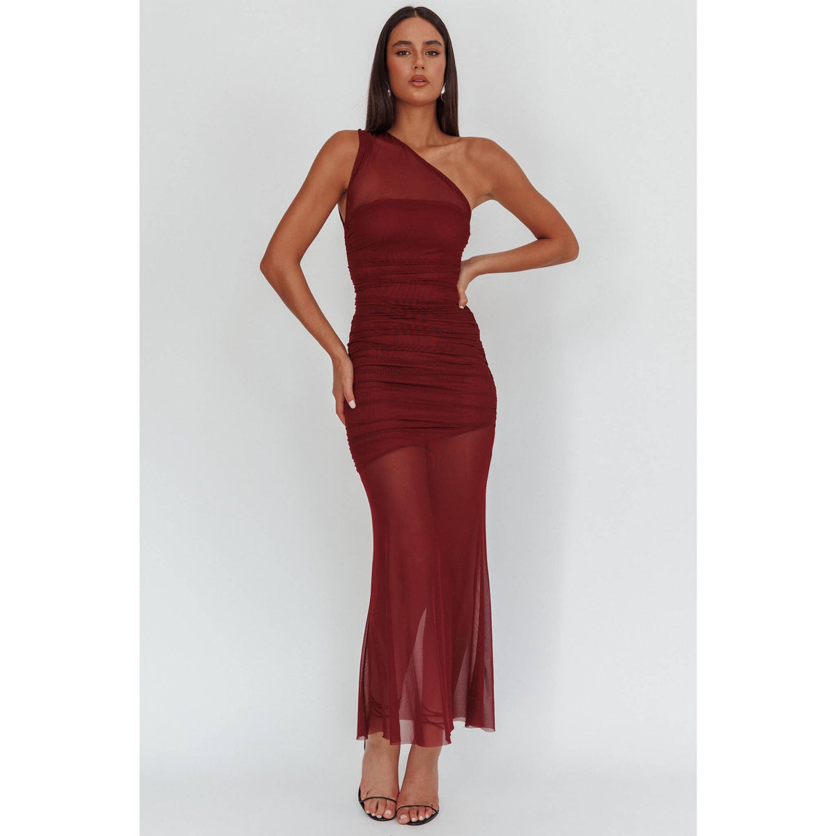Siren Maxi Dress - Wine