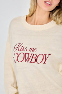 Kiss Me Cowboy Sweater