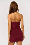 Pre-Order After Midnight Mini Dress - BURGUNDY