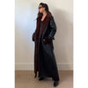Midnight Muse Faux Leather Coat