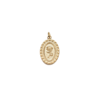 Gold Vintage Rose Charm