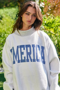Pre-Order USA/AMERICA Reversible Mockneck