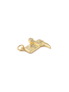 Gold Cowgirl Boot Charm