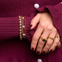 Evie Circle Diamond Bracelet