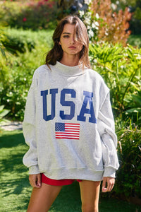 Pre-Order USA/AMERICA Reversible Mockneck