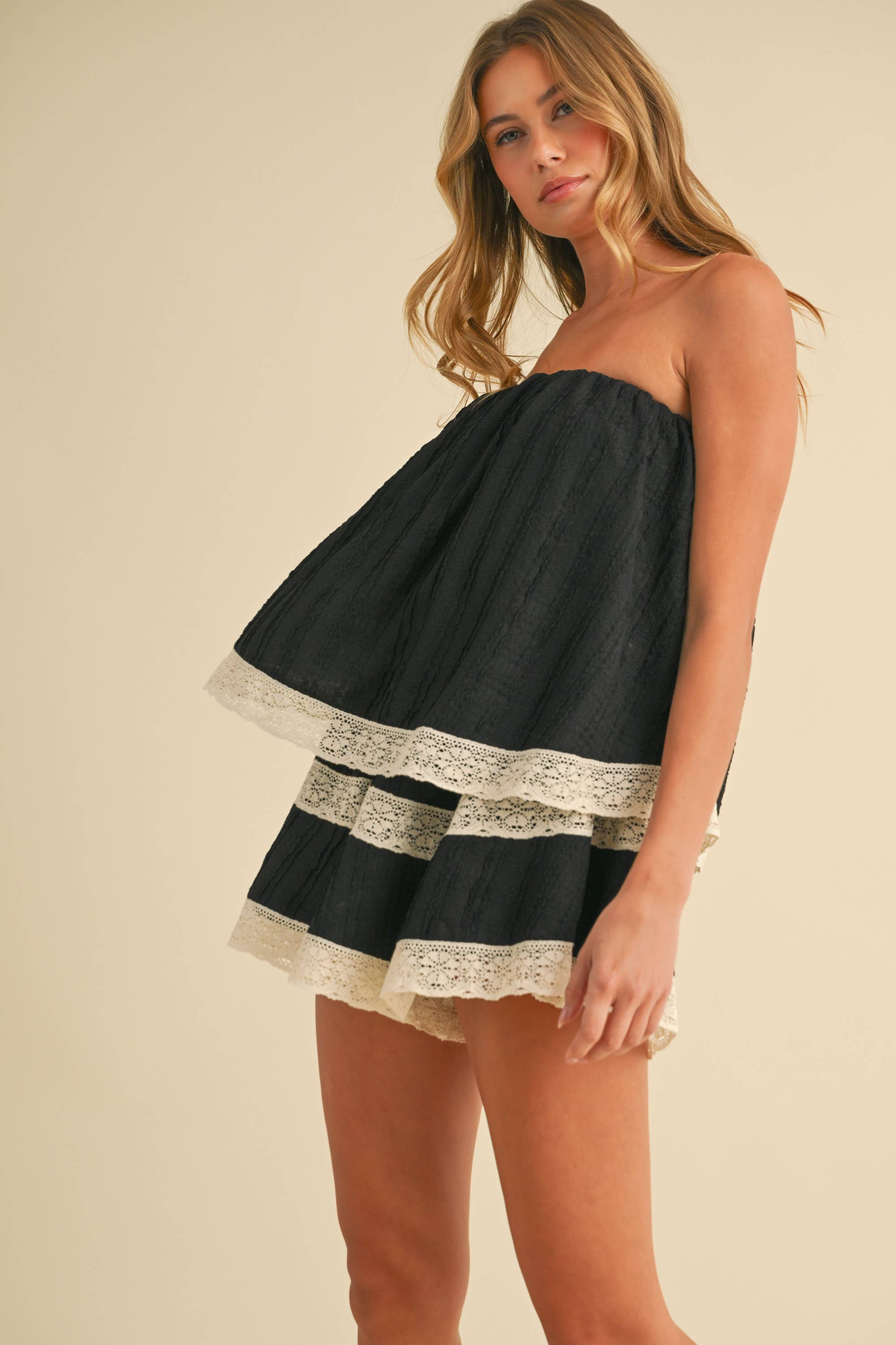 Santorini Lace Romper
