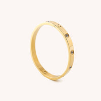 Nikki Smith Designs - Corinne Gold Bangle Bracelet