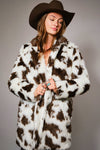 Cattle Drive Faux Fur Coat