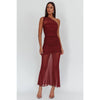 Siren Maxi Dress - Wine
