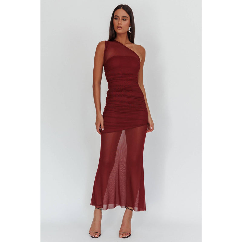 Siren Maxi Dress - Wine