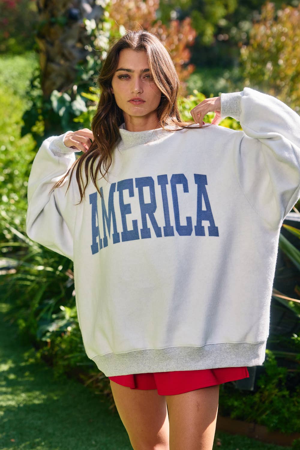 Pre-Order USA/AMERICA Reversible Mockneck