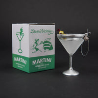 Love & Victory - Martini Cocktail Holiday Ornament Christmas Decor