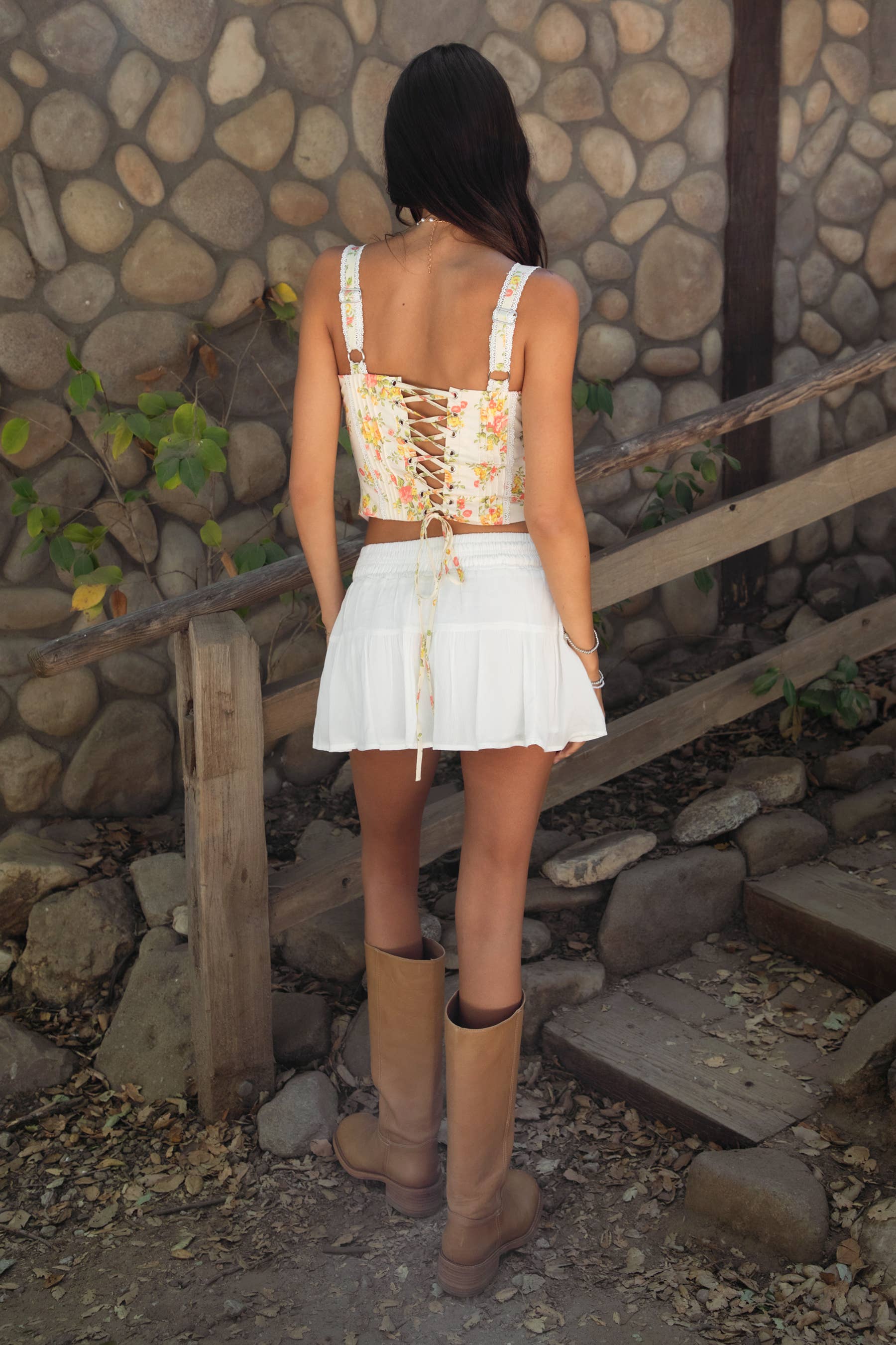 Ynes Tiered Mini Skort