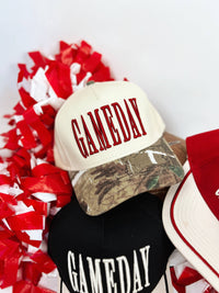 GAMEDAY Vintage Trucker Hat-Camo