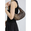 LEOPARD SHOULDER HOBO BAG: Leopard