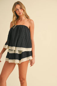 Santorini Lace Romper