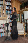 Wildera Lace Duster-Black