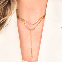 Gold Shimmer Lariat
