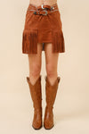 Wanderlust Suede Mini Skirt