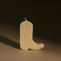 Cowboy Boot Candle- Desert