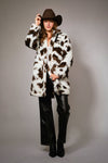 Cattle Drive Faux Fur Coat