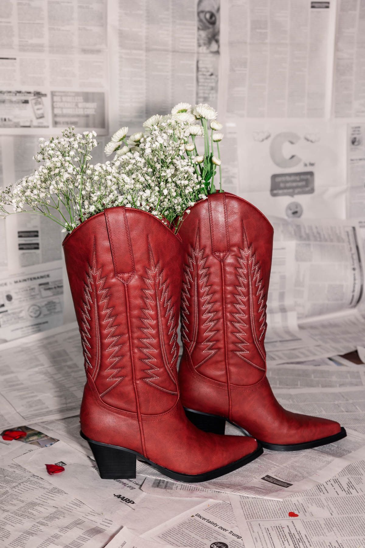 Marmalade Garnet Cowgirl Boots