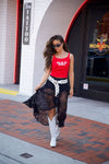 Sierra Lace Maxi Skirt - Black