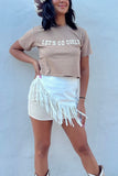 Let's Go Girls Cropped Tee