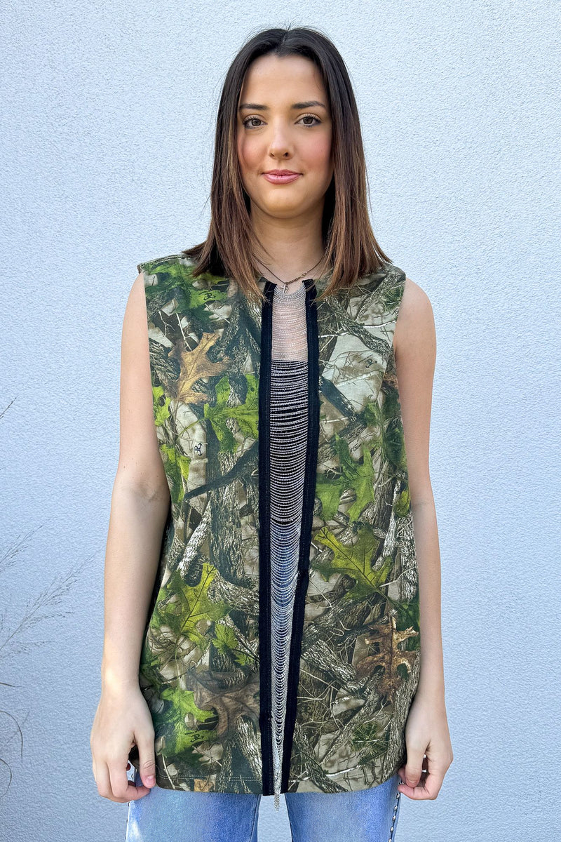 Camo Full Length Chain Middle Tank #5