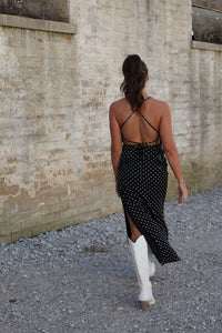 Eva Polka Dot Maxi Dress